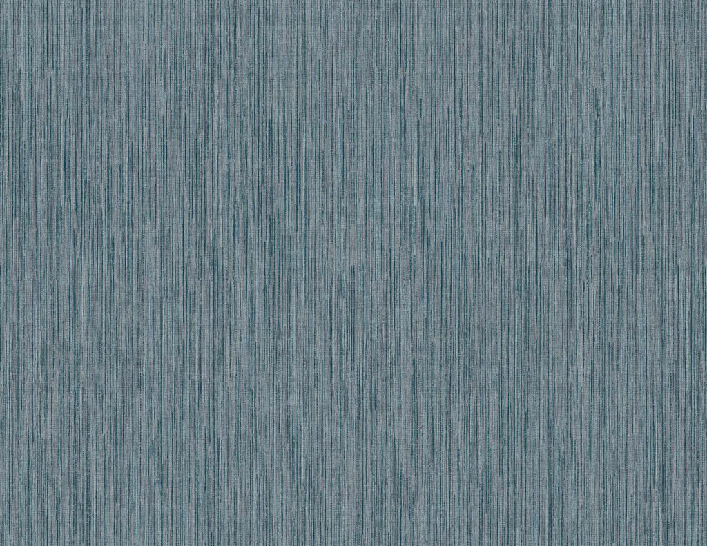 Seabrook Vertical Stria Bluestone Wallpaper