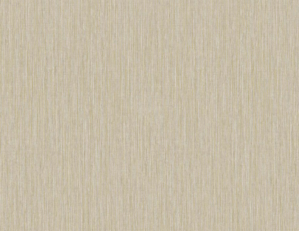 Seabrook Vertical Stria Sandstone & Metallic Gold Wallpaper