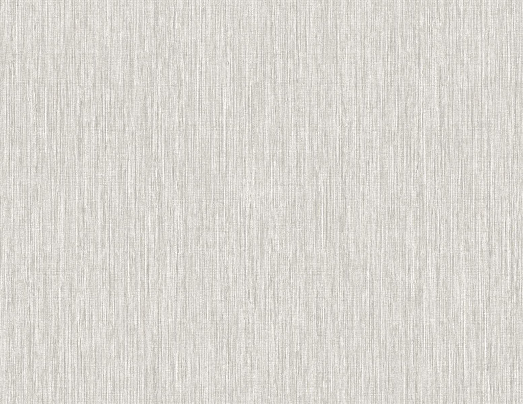 Seabrook Vertical Stria Fog & Metallic Silver Wallpaper