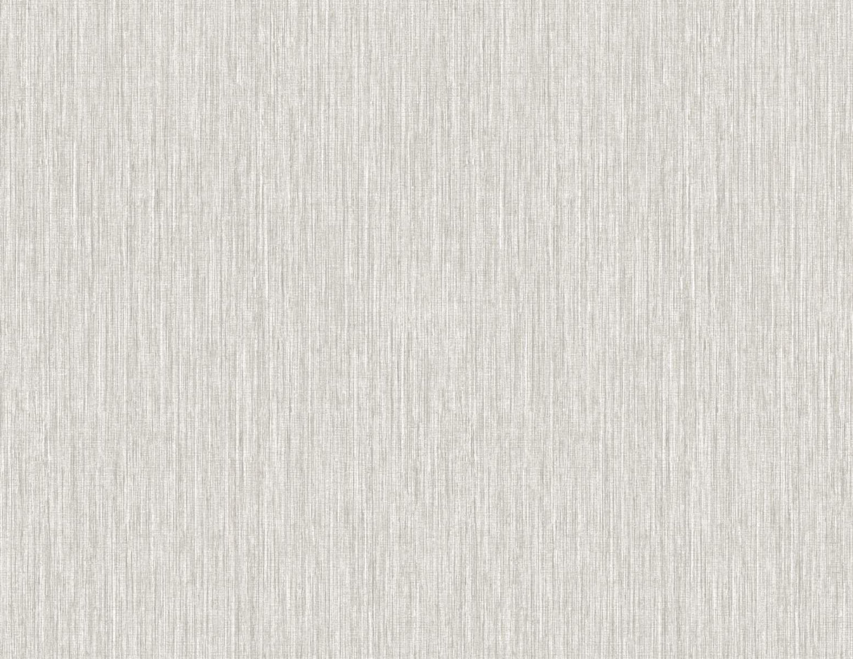 Seabrook Vertical Stria Silver Wallpaper