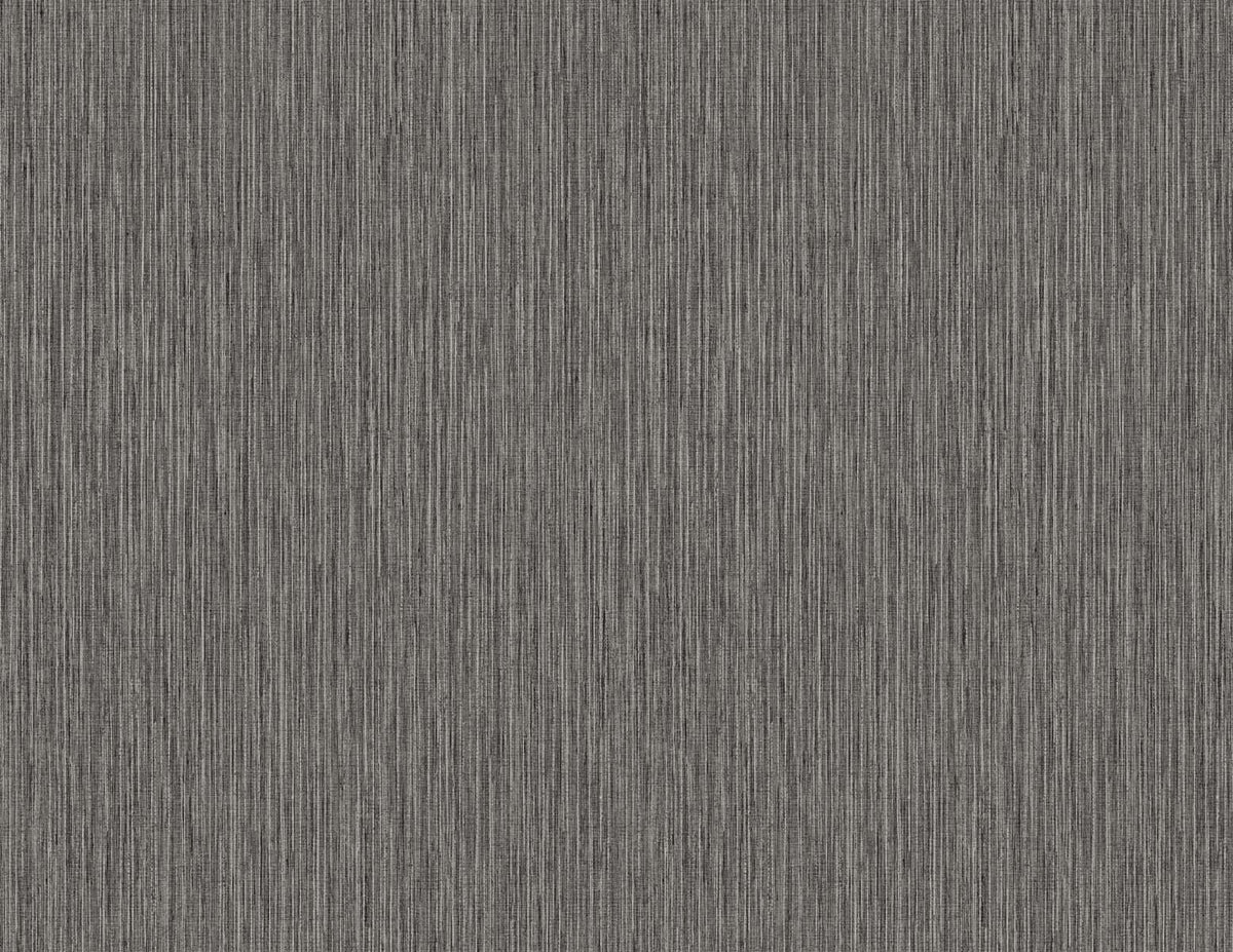 Seabrook Vertical Stria Graphite & Metallic Silver Wallpaper ...