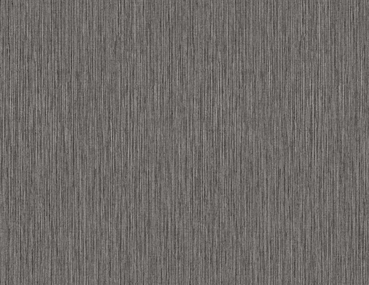 Seabrook Vertical Stria Grey Wallpaper