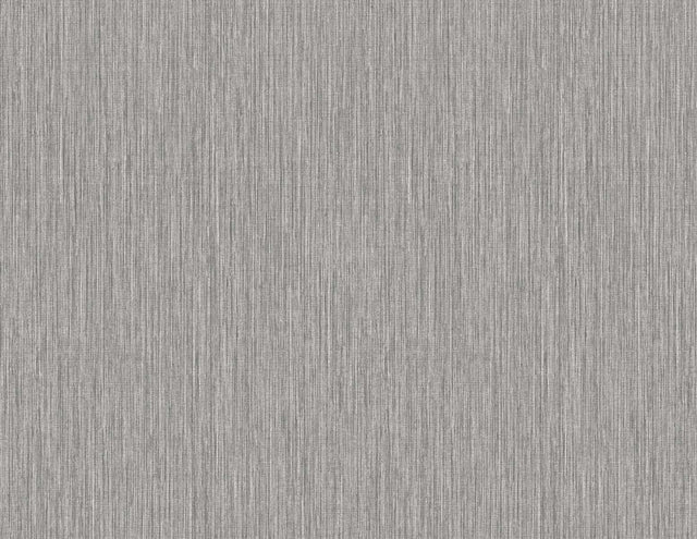 Seabrook Vertical Stria Metallic Silver Wallpaper