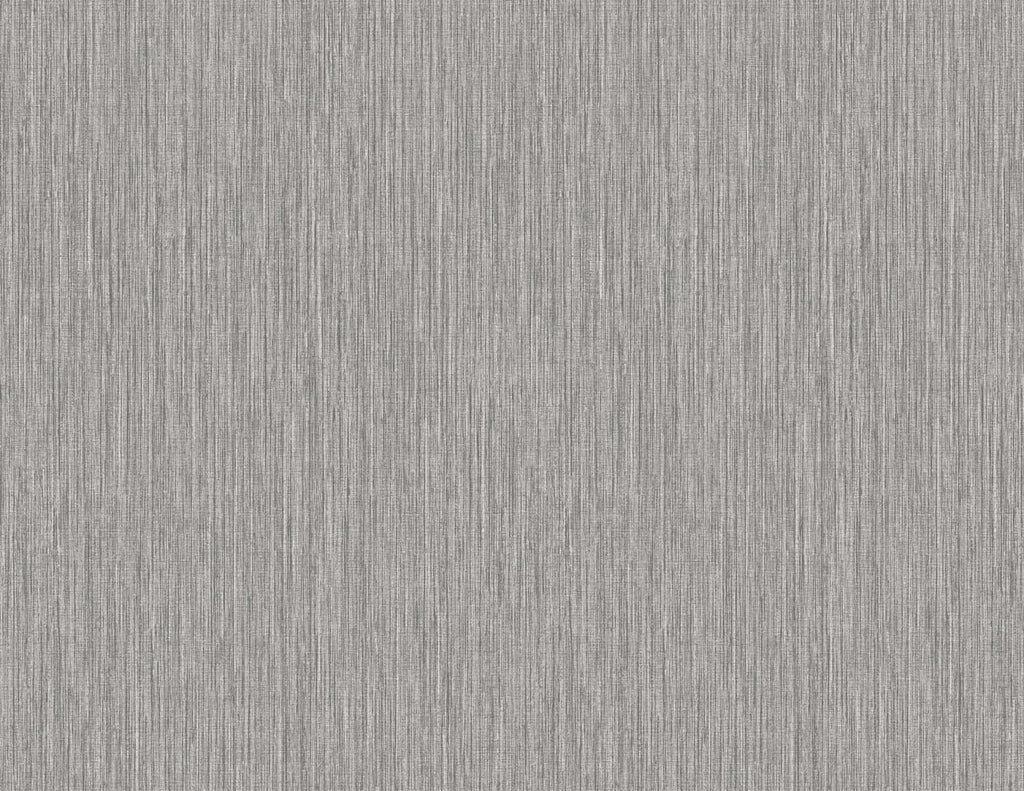 Seabrook Vertical Stria Metallic Silver Wallpaper