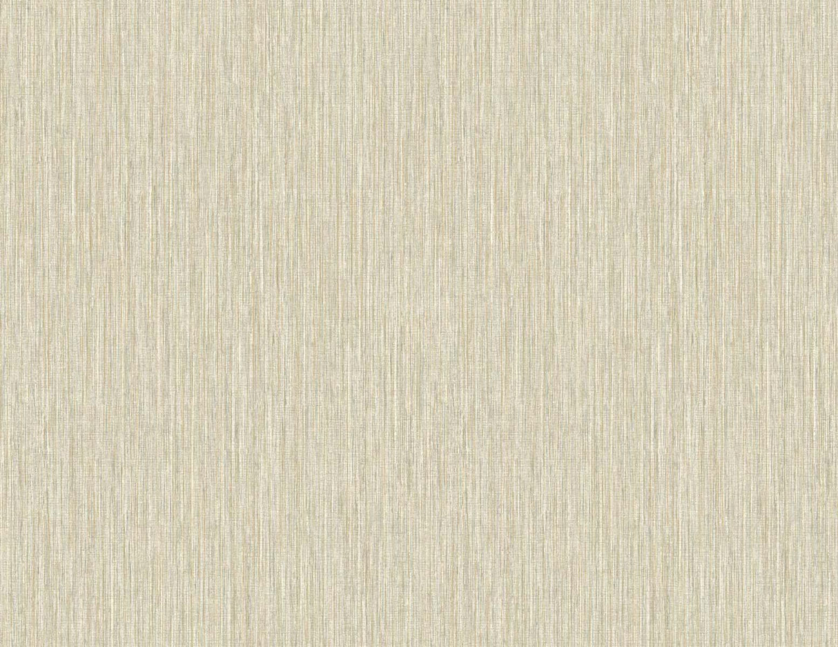 Seabrook Vertical Stria Desert & Metallic Gold Wallpaper