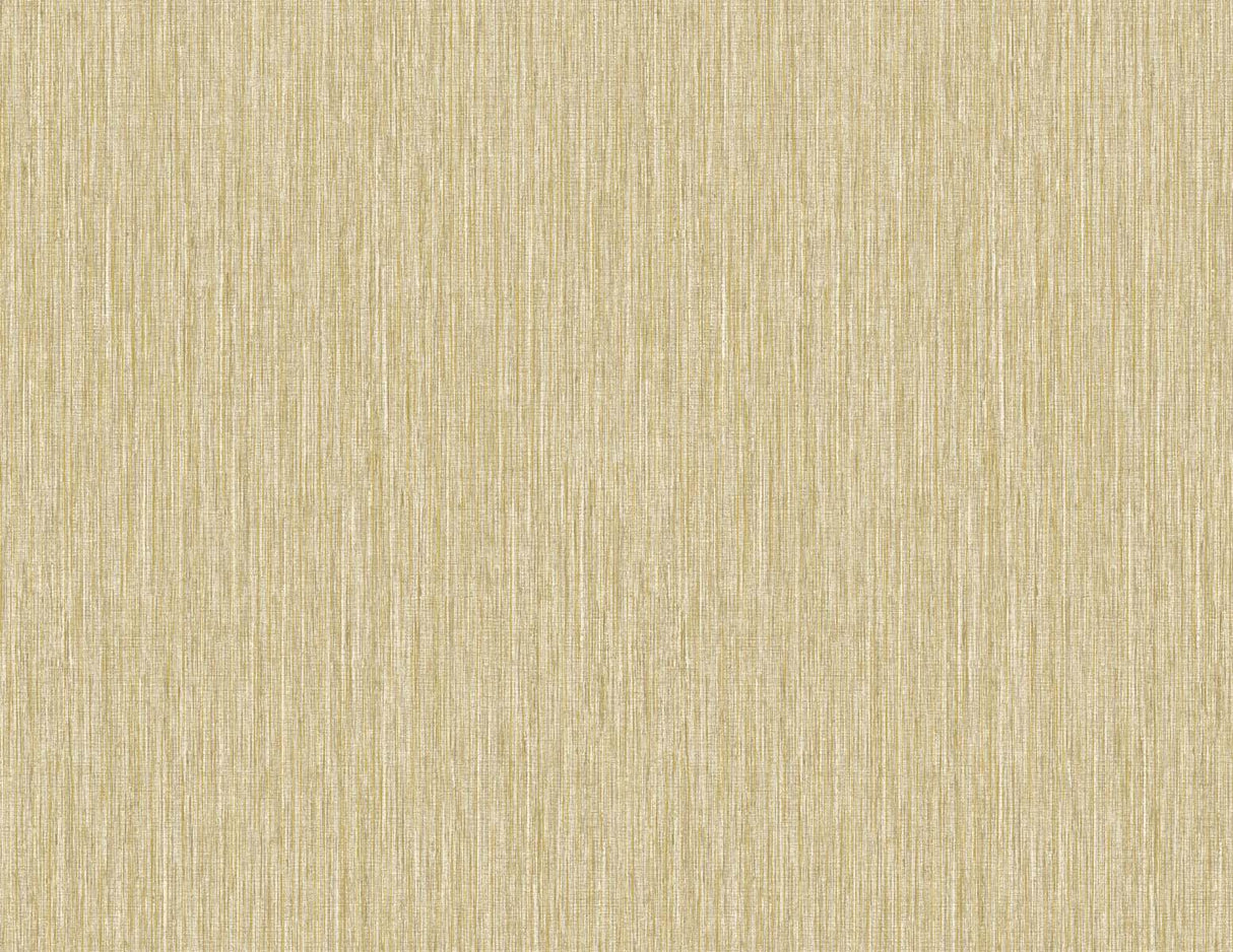 Seabrook Vertical Stria Sand Dunes & Metallic Gold Wallpaper