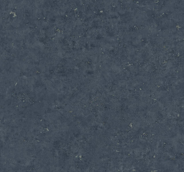 Seabrook Cement Faux Storm Blue & Metallic Graphite Wallpaper