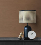 Seabrook Silk Orange Wallpaper