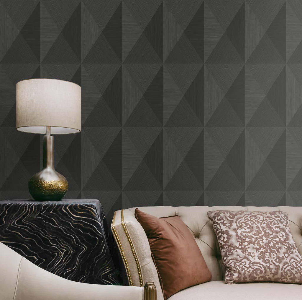 Seabrook Pinnacle Grey Wallpaper