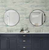 Seabrook Silk Mistral Green Wallpaper