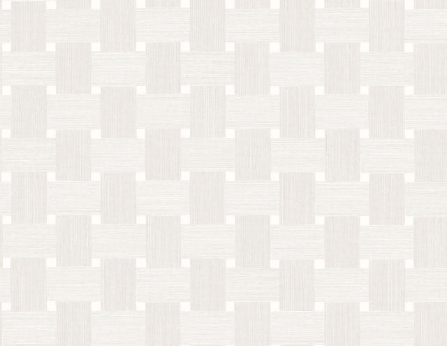 Seabrook Basketweave Caster Sugar Wallpaper