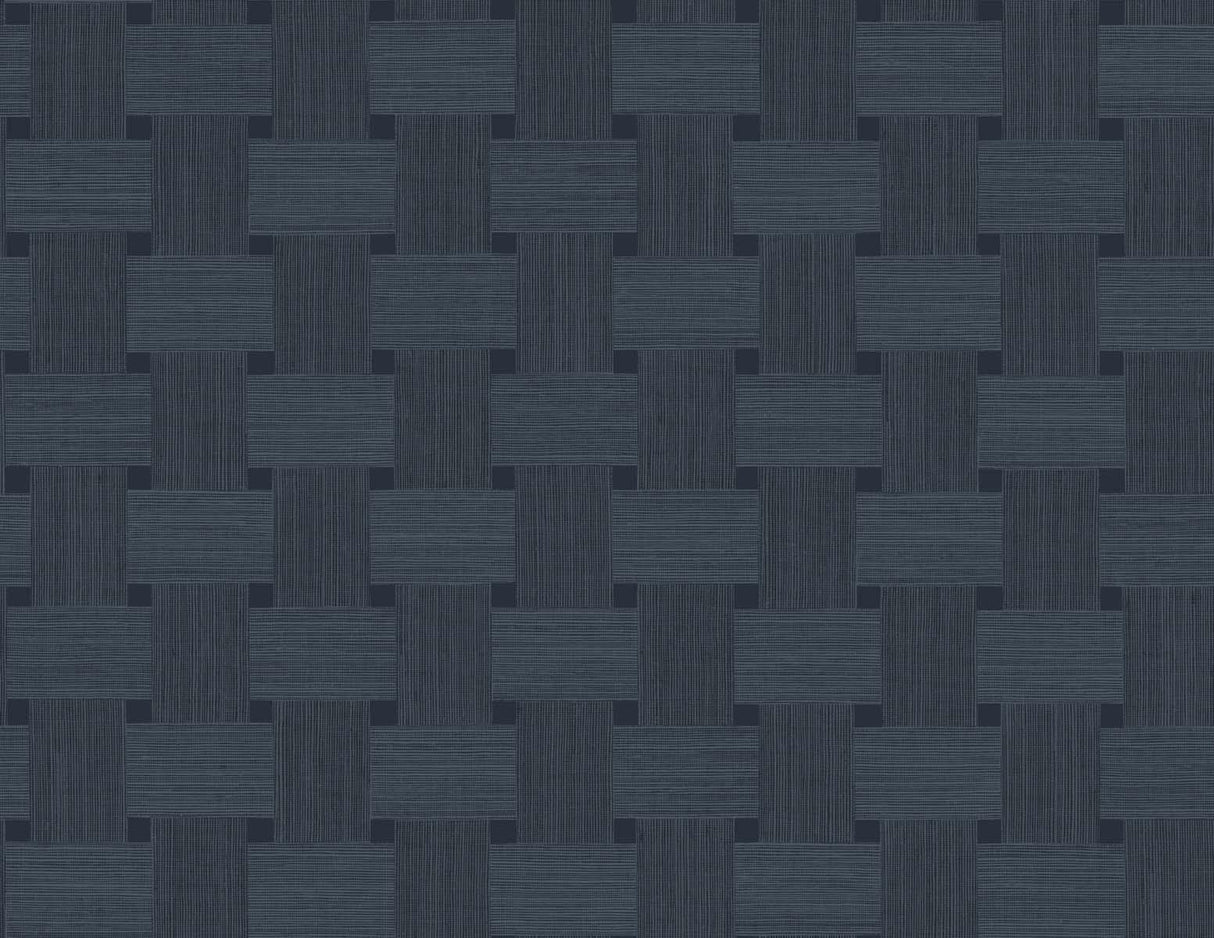 Seabrook Basketweave Alpha Wallpaper