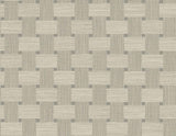 Seabrook Basketweave Beige Wallpaper