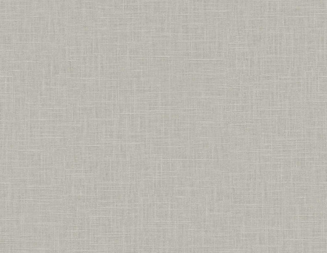 Seabrook Myrna Linen Stone Grey Wallpaper