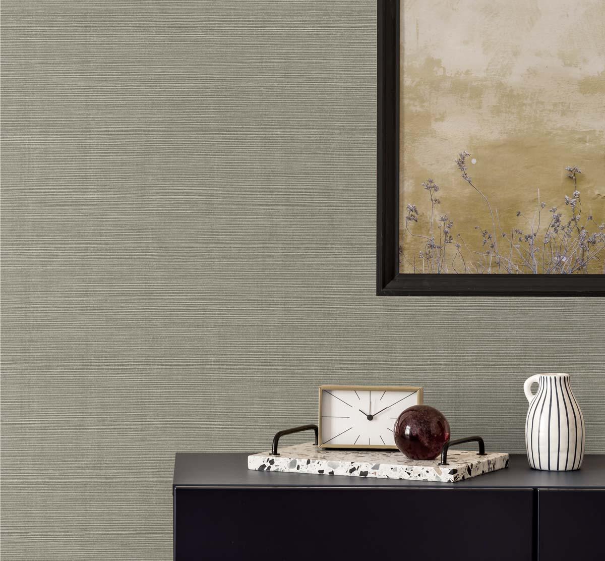 Seabrook Seawave Sisal Brown Wallpaper