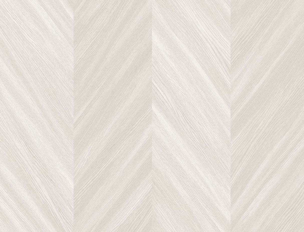 Seabrook Chevron Wood Crest Wallpaper