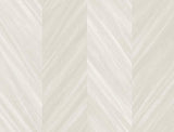 Seabrook Chevron Wood Crest Wallpaper