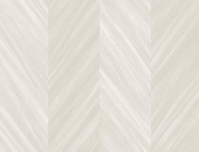 Seabrook Chevron Wood Crest Wallpaper