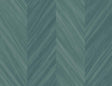 Seabrook Chevron Wood Wintergreen Wallpaper