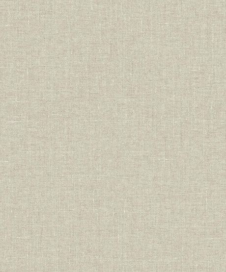 Seabrook Abington Faux Linen Ocean Sand Wallpaper