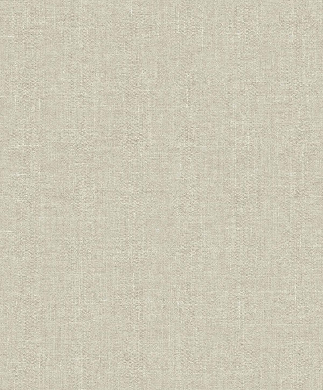 Seabrook Abington Faux Linen Ocean Sand Wallpaper