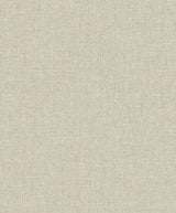 Seabrook Abington Faux Linen Beige Wallpaper