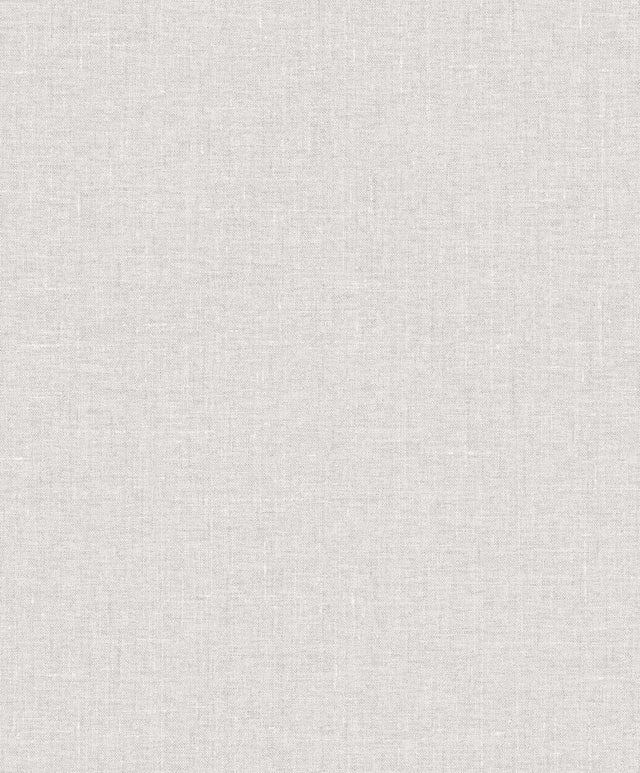 Seabrook Abington Faux Linen Modern Grey Wallpaper