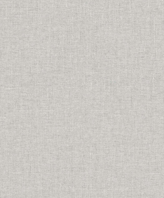 Seabrook Abington Faux Linen Uniform Grey Wallpaper