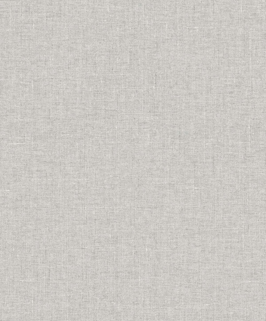 Seabrook Abington Faux Linen Uniform Grey Wallpaper