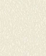 Seabrook Seaweed Beaded Branches Off White Satin Wallpaper