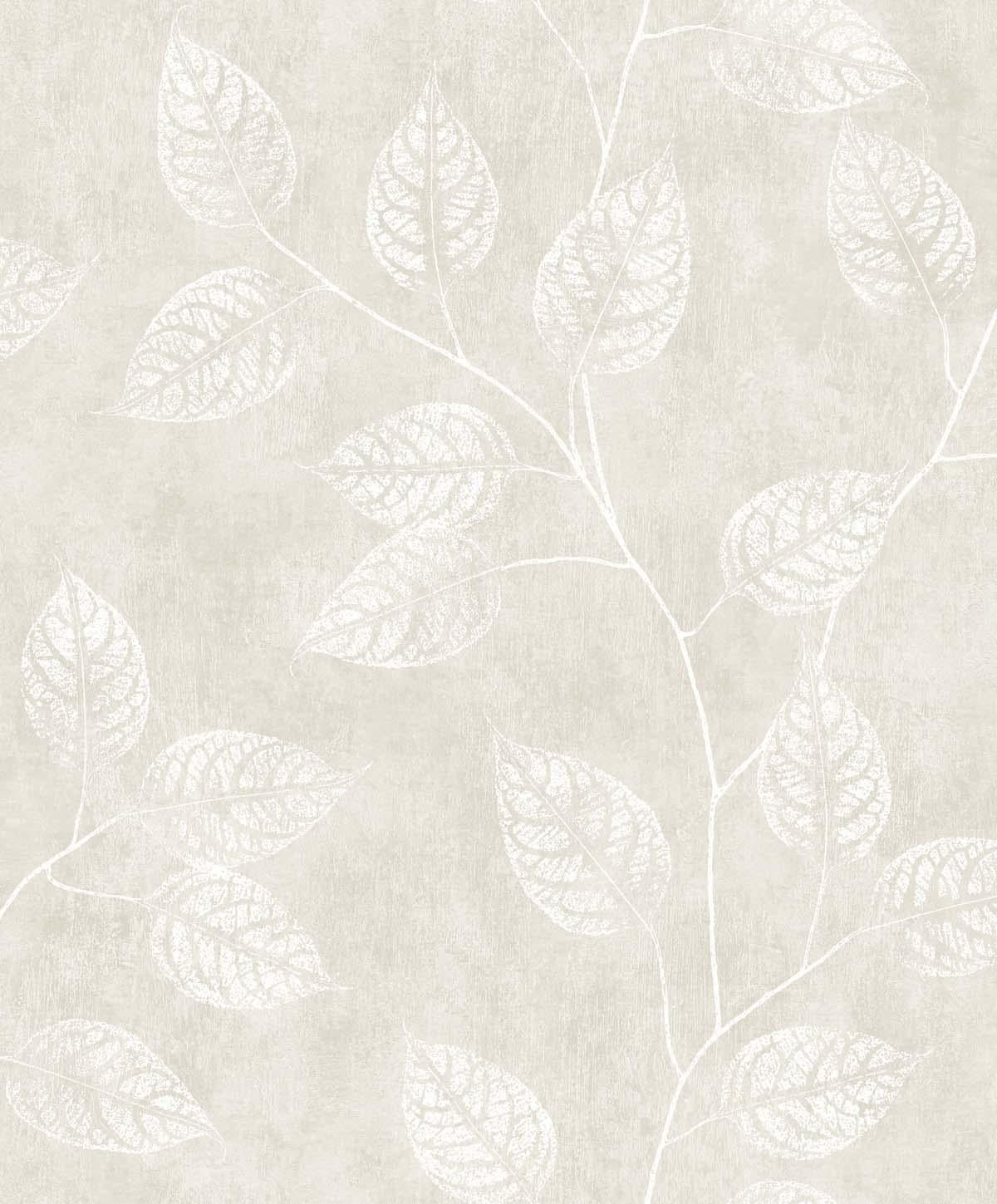 Seabrook Branch Trail Silhouette Raw Linen Wallpaper