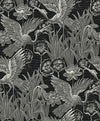 Seabrook Marsh Cranes Midnight Wallpaper