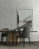 Seabrook Marsh Cranes Grey Wallpaper