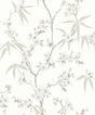 Seabrook Floral Blossom Trail Morning Wallpaper