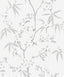 Seabrook Floral Blossom Trail Soft Grey Wallpaper