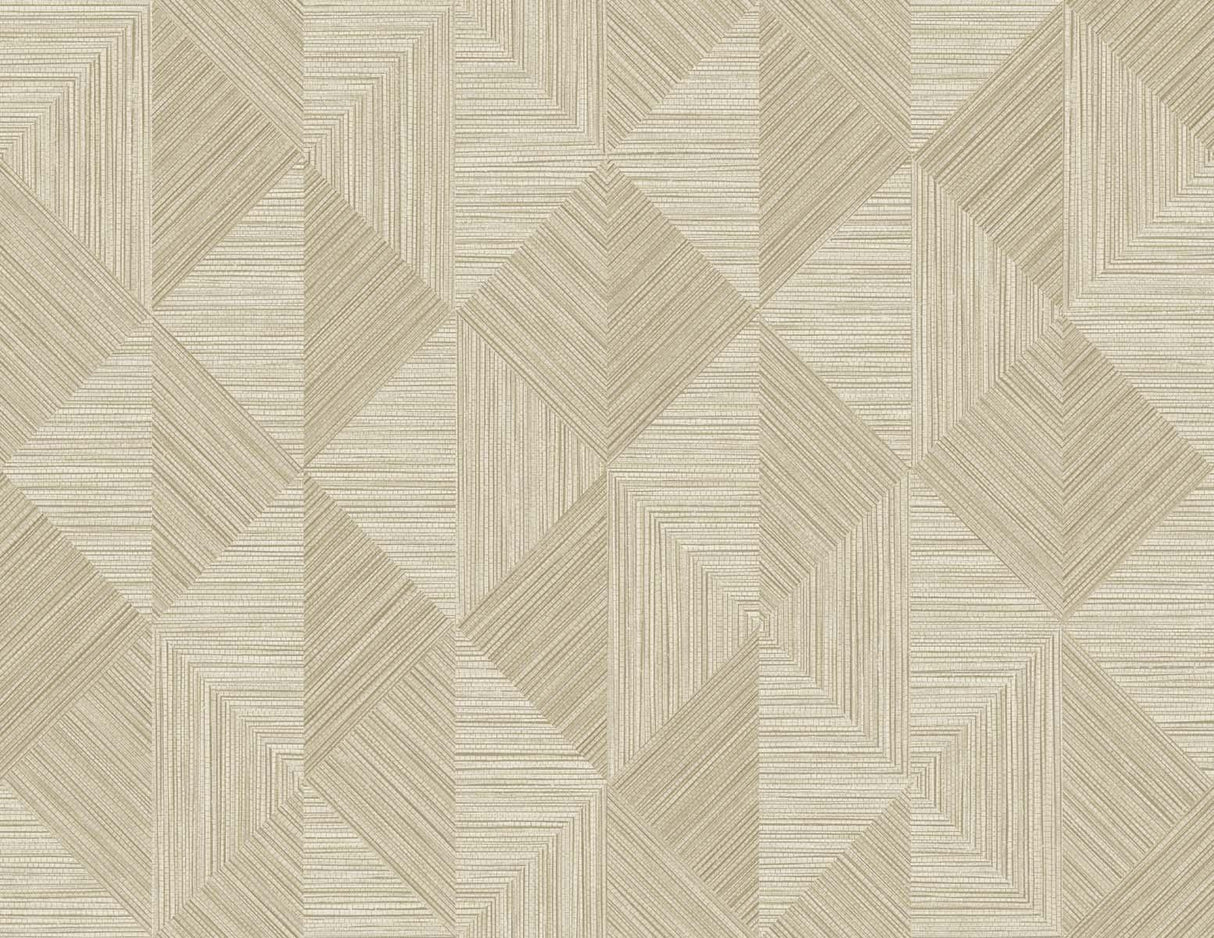 Seabrook Diamond Inlay Sandy Wallpaper