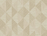 Seabrook Diamond Inlay Sandy Wallpaper