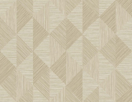 Seabrook Diamond Inlay Sandy Wallpaper