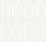 Seabrook Manhattan Off-White Wallpaper