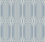 Seabrook Manhattan Blue Wallpaper