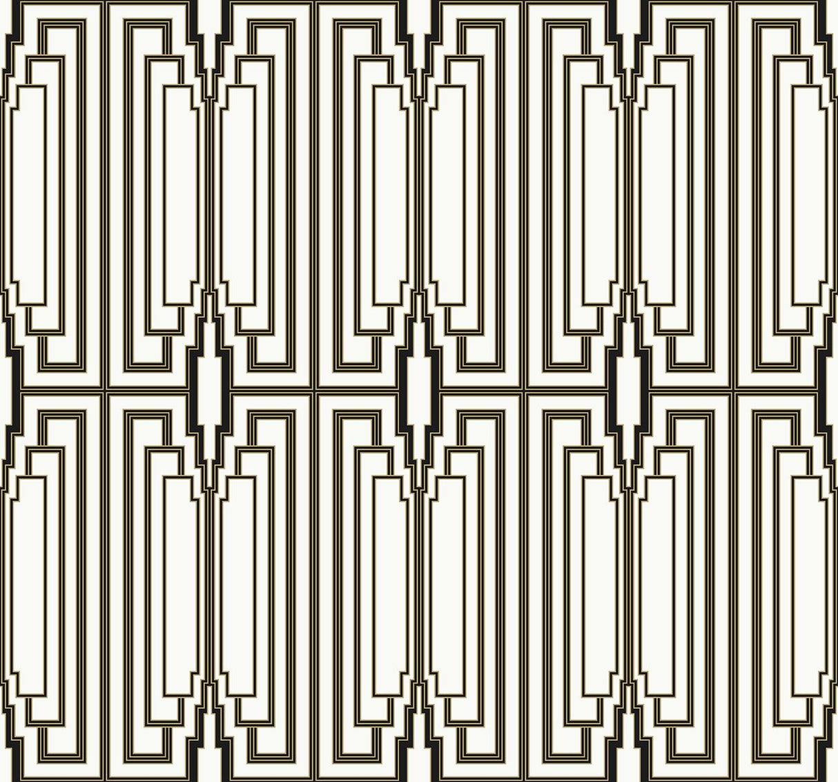 Seabrook Manhattan Black Wallpaper