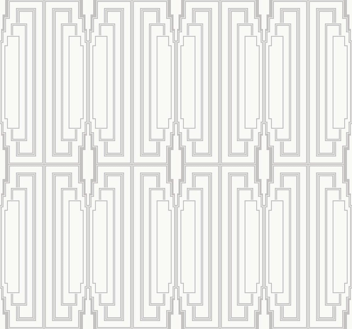 Seabrook Manhattan Silver Wallpaper