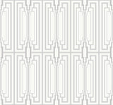 Seabrook Manhattan Silver Wallpaper