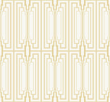 Seabrook Manhattan Gold Wallpaper