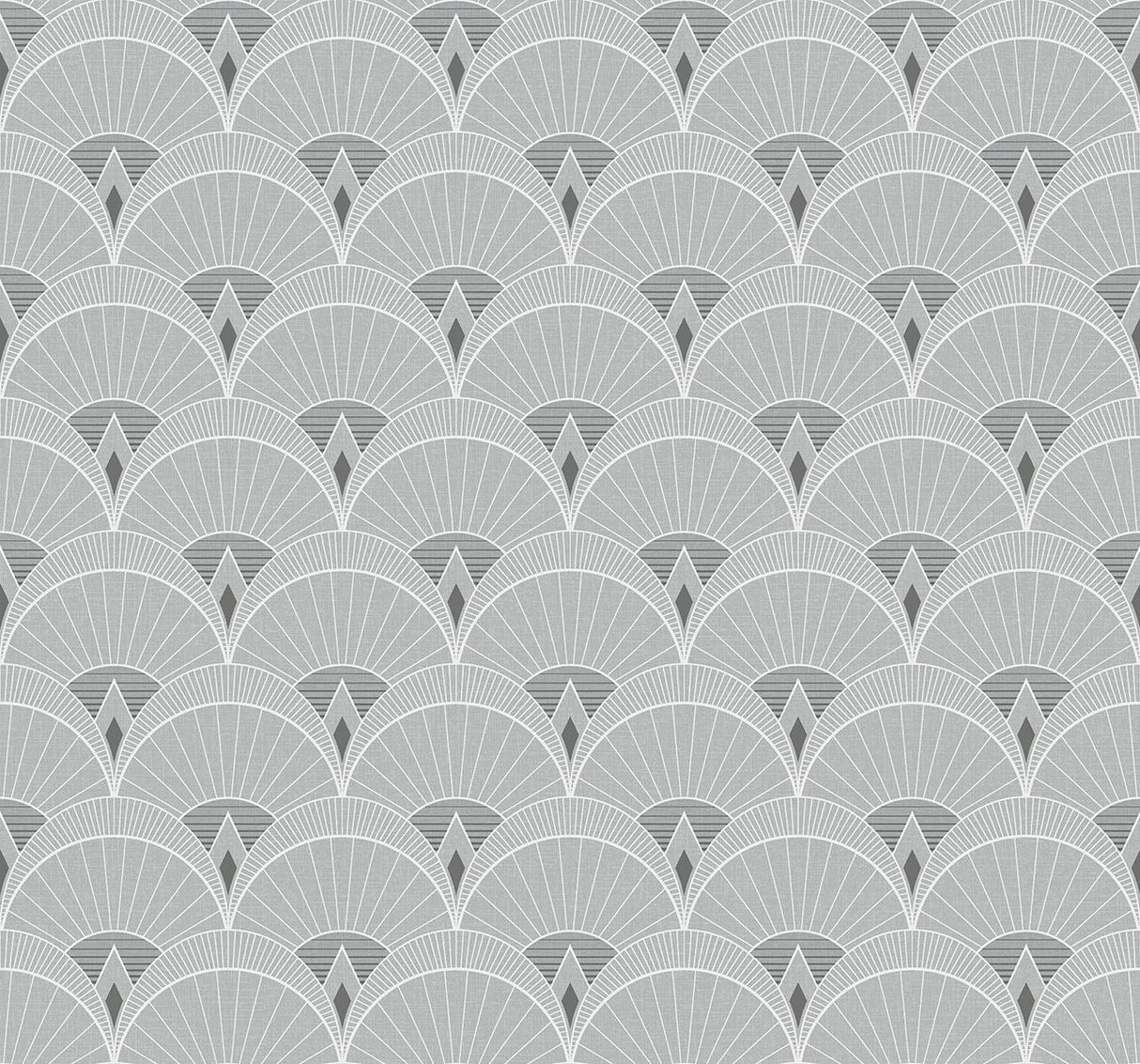 Seabrook Chrysler Arches Grey Wallpaper