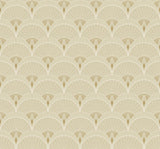 Seabrook Chrysler Arches Beige Wallpaper