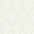 Seabrook Brooklyn Diamond Metallic Pearl Wallpaper