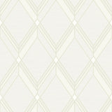 Seabrook Brooklyn Diamond Metallic Pearl Wallpaper