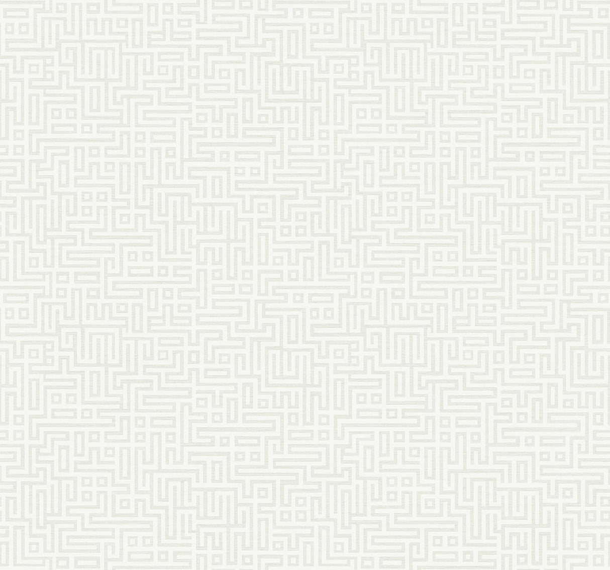 Seabrook Rockefellar Maze Off-White Wallpaper