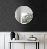 Seabrook Rockefellar Maze Black Wallpaper